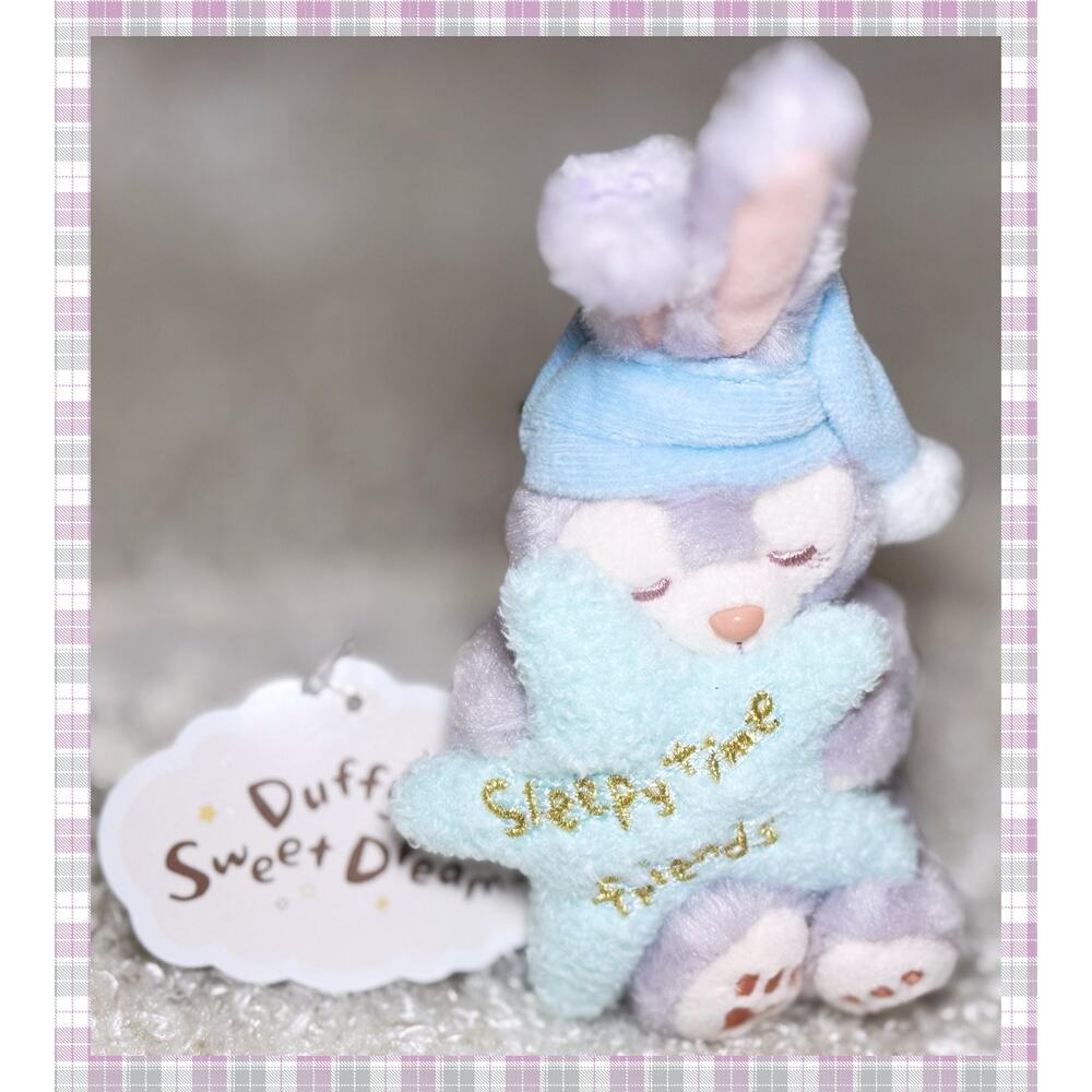 Tokyo Disney Sea StellaLou Duffy's Sweet Dreams Plush Keychain Bag Charm Badge